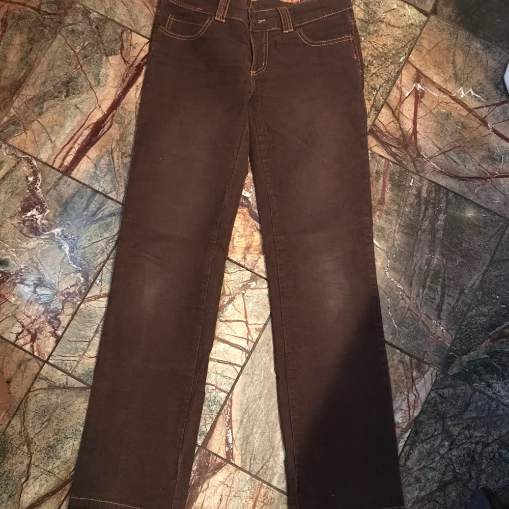 Prana brown corduroy pants, size 2